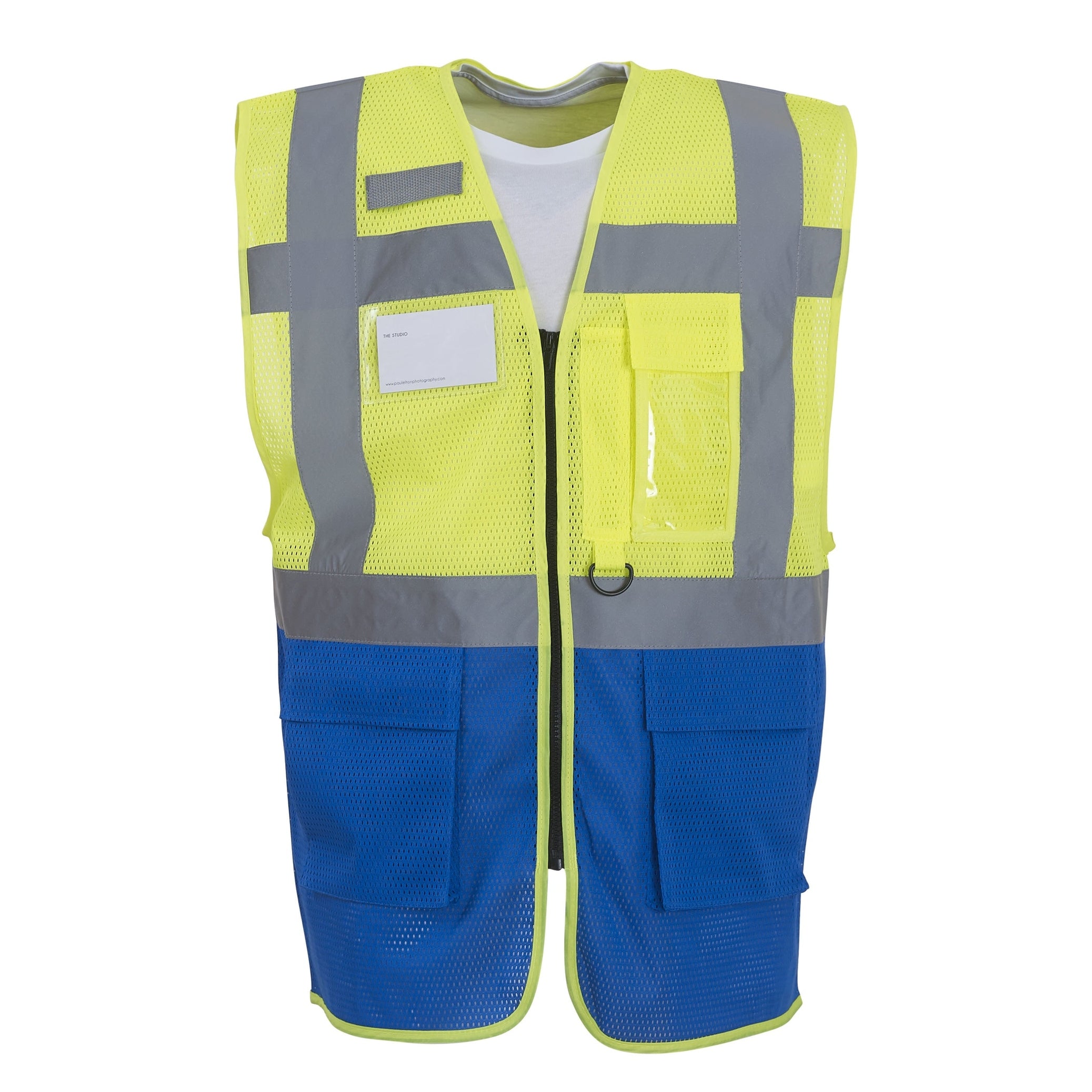 Yoko Hi-Vis Top Cool Open-Mesh Executive Waistcoat
