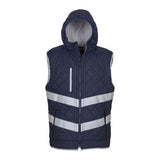 Yoko Hi-Vis Kensington Hooded Gilet