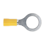 Sealey Easy-Entry Ring Terminal Ø13mm (1/2") Yellow Pack of 100