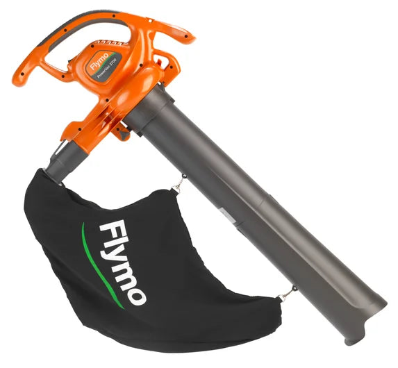 FLYMO PowerVac 2700 | 3-in-1 Garden Blower, Vacuum & Shredder – 2700W Power