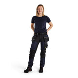 Blaklader Women's Craftsman Trousers with Stretch 7115 #colour_dark-navy-black