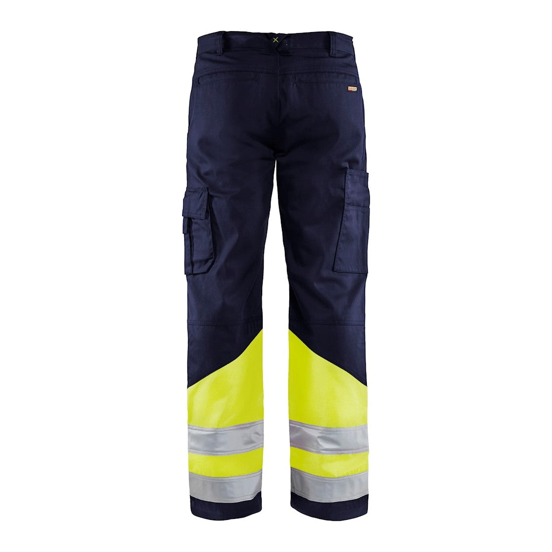 Blaklader Hi-Vis Trousers 1564 - Navy Blue/Hi-Vis Yellow