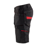 Blaklader Service Shorts with Nailpockets 1494 #colour_black-red