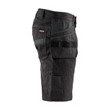 Blaklader Service Shorts with Nailpockets 1494 #colour_black-dark-grey