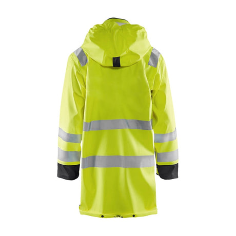 Blaklader Rain Coat Hi-Vis Level 3 4326 #colour_hi-vis-yellow-black