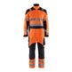 Blaklader Multinorm Inherent Overalls 6089 #colour_orange-navy-blue