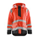Blaklader Rain Jacket Hi-Vis Level 1 4323 #colour_red-hi-vis-black