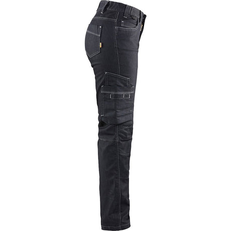 Blaklader Women's Service Trousers Stretch 7140 #colour_navy-blue