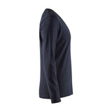 Blaklader Women's Long Sleeved T-Shirt 3301 #colour_dark-navy-blue