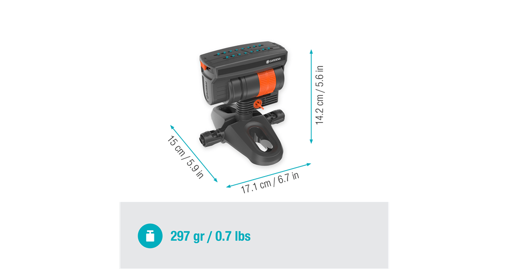 Gardena MDS Oscillating Sprinkler OS 90