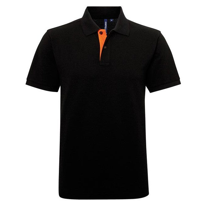Asquith & Fox Men's Classic Fit Contrast Polo