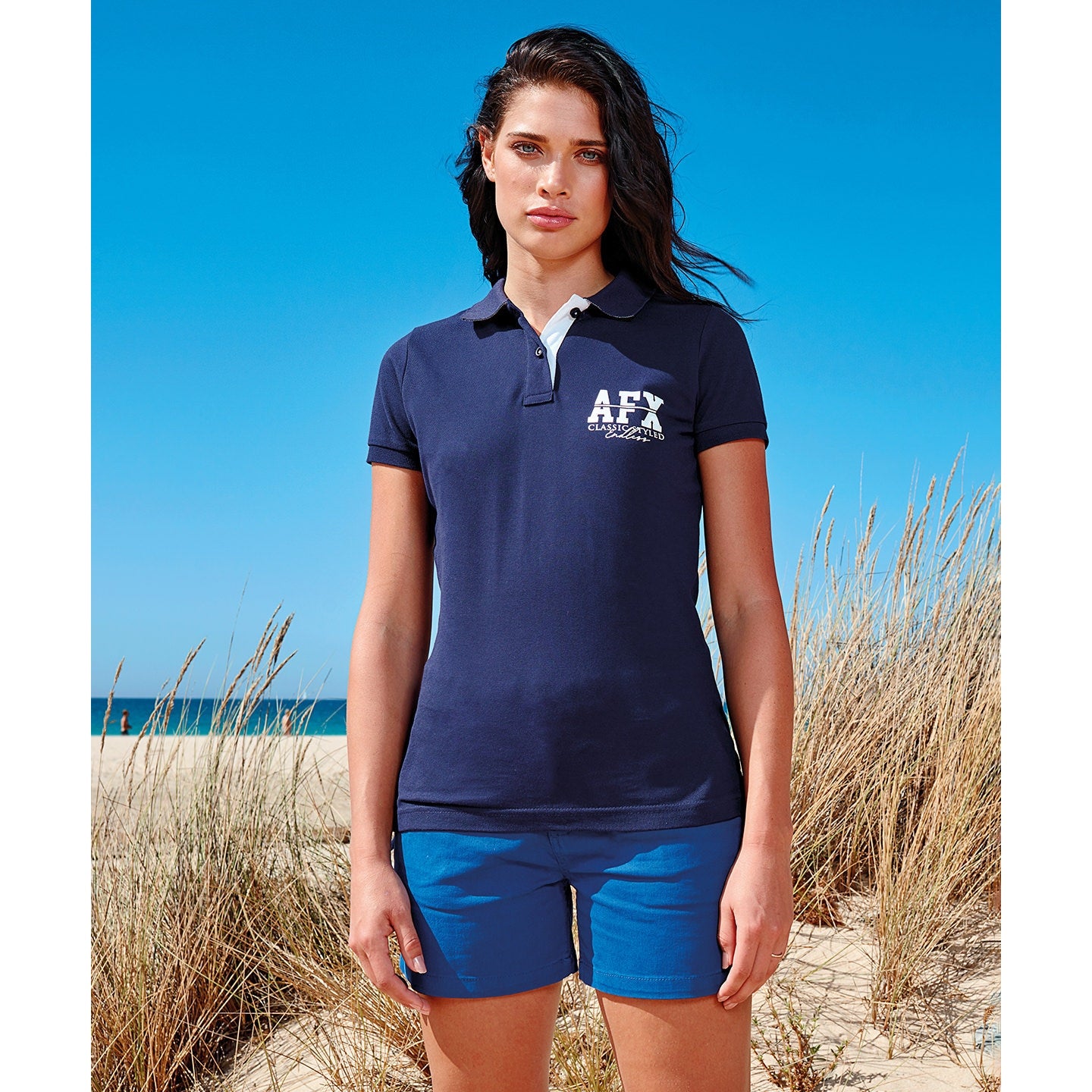 Asquith & Fox Women's Contrast Polo