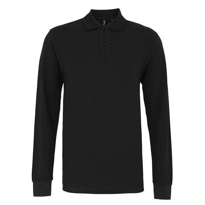 Asquith & Fox Men's Classic Fit Long Sleeved Polo