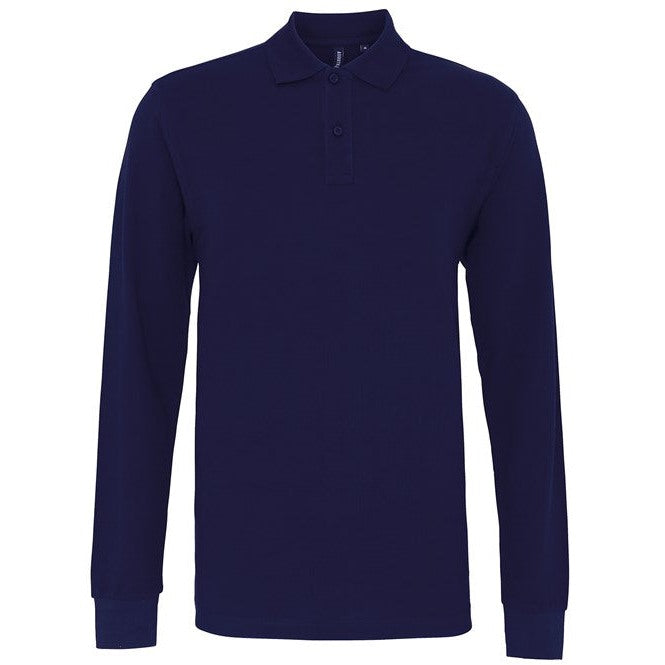 Asquith & Fox Men's Classic Fit Long Sleeved Polo