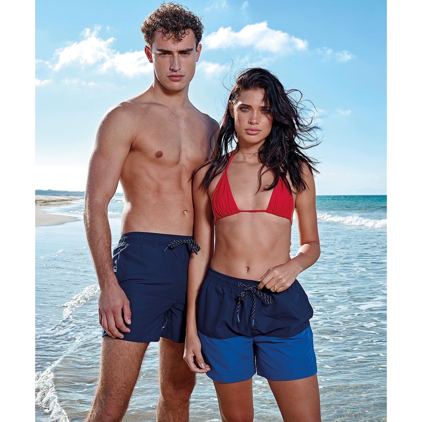 Asquith & Fox Block Colour Swim Shorts