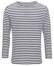 Asquith & Fox Men's Marinière Coastal Long Sleeve Tee