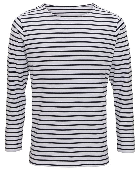 Asquith & Fox Men's Marinière Coastal Long Sleeve Tee