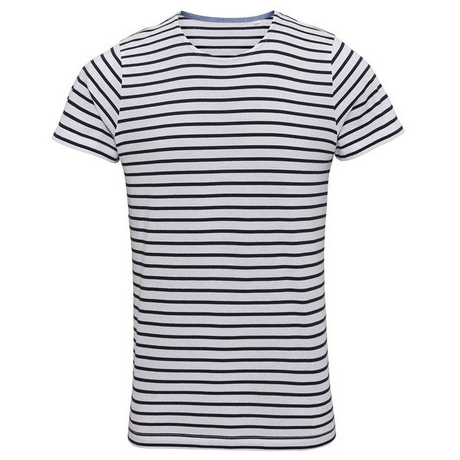 Asquith & Fox Men's Marinière Coastal Short Sleeve Tee