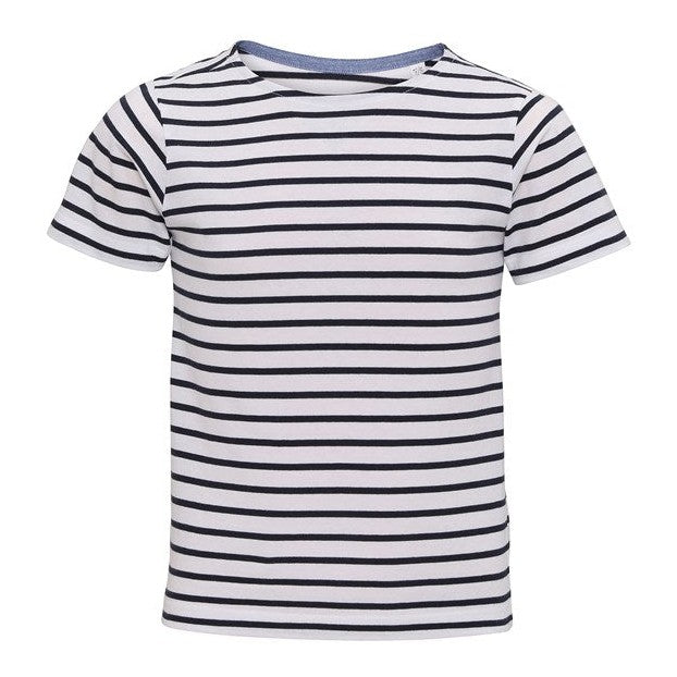 Asquith & Fox Kids Marinière Coastal Short Sleeve Tee