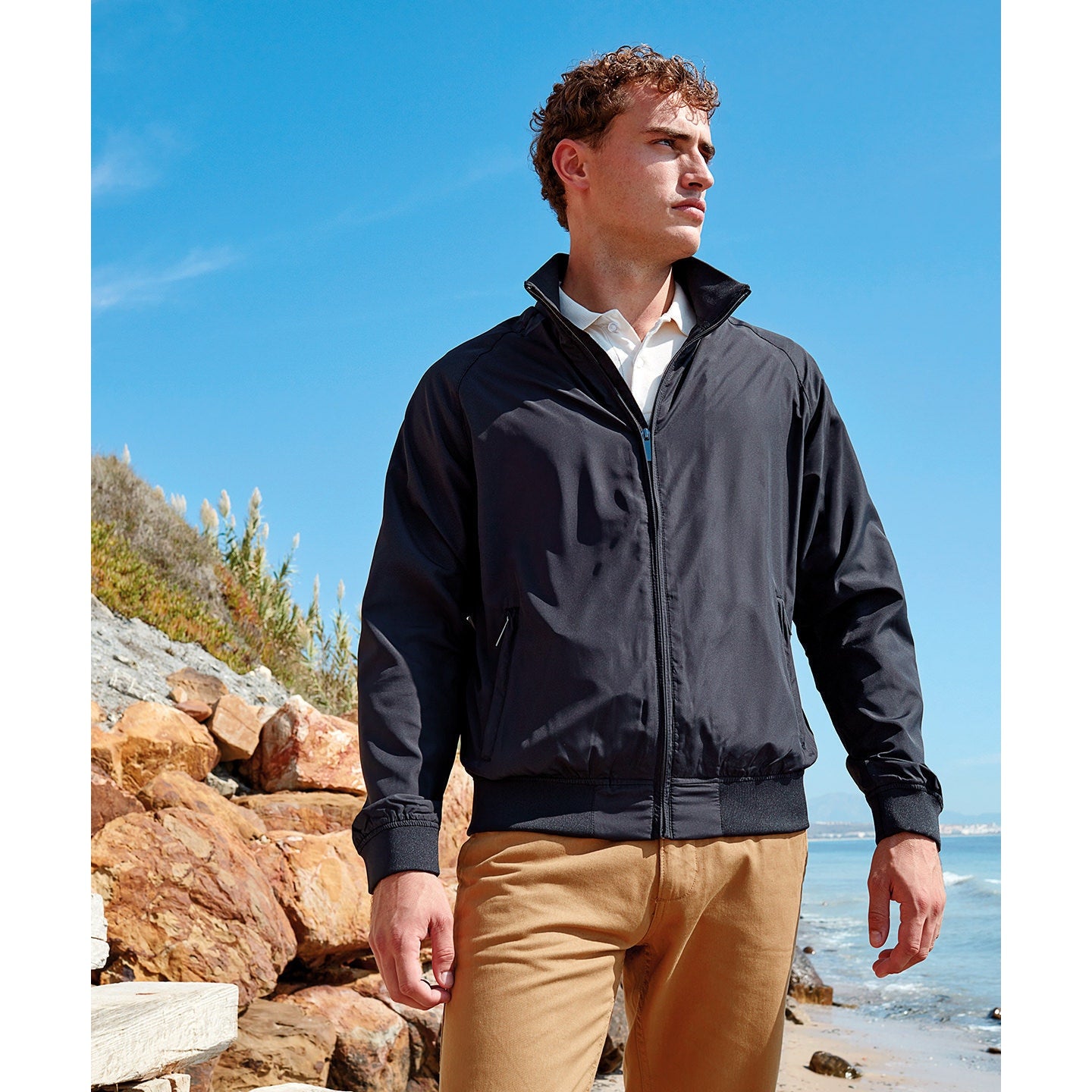 Asquith & Fox Men's Harrington Jacket