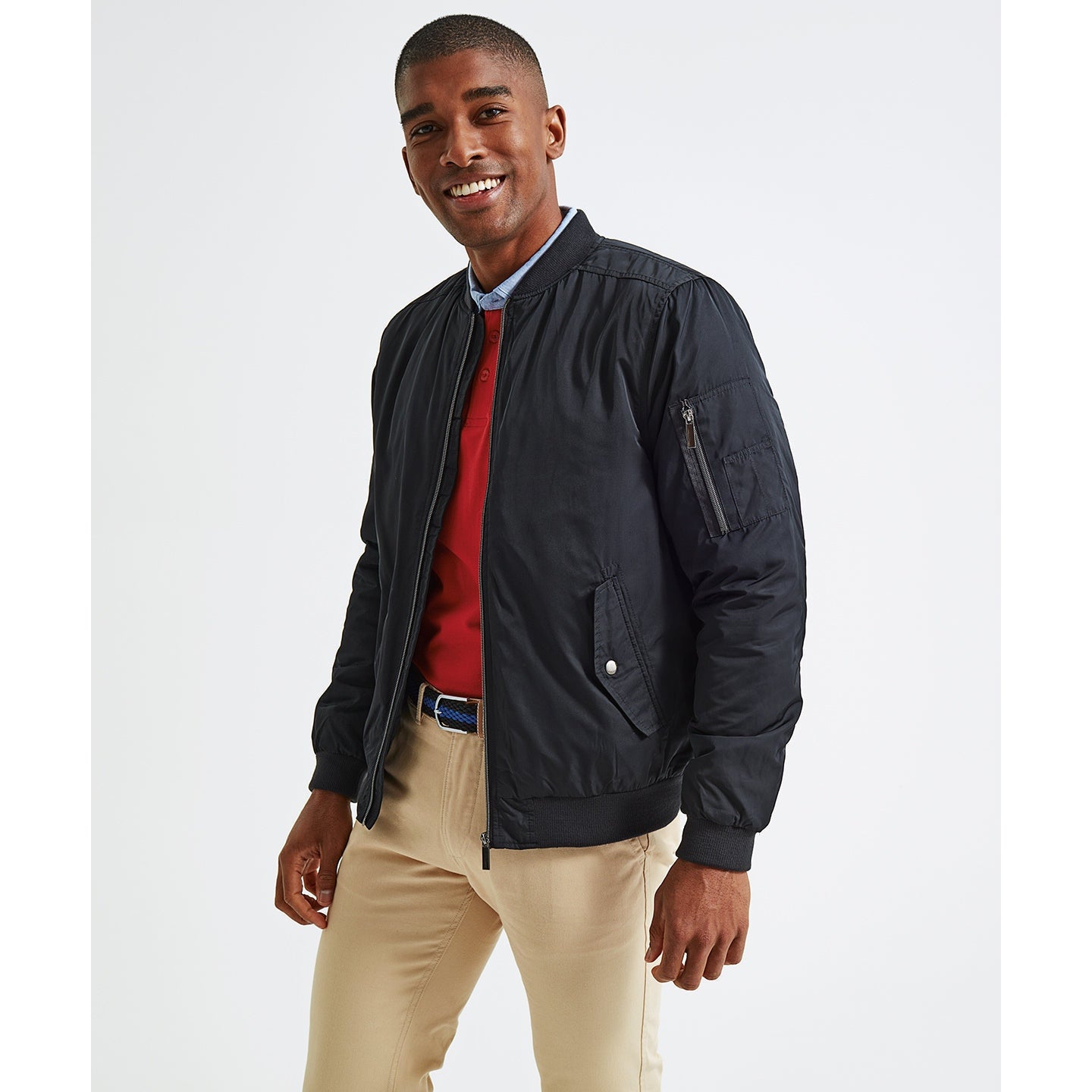 Asquith & Fox Men's Padded Bomber