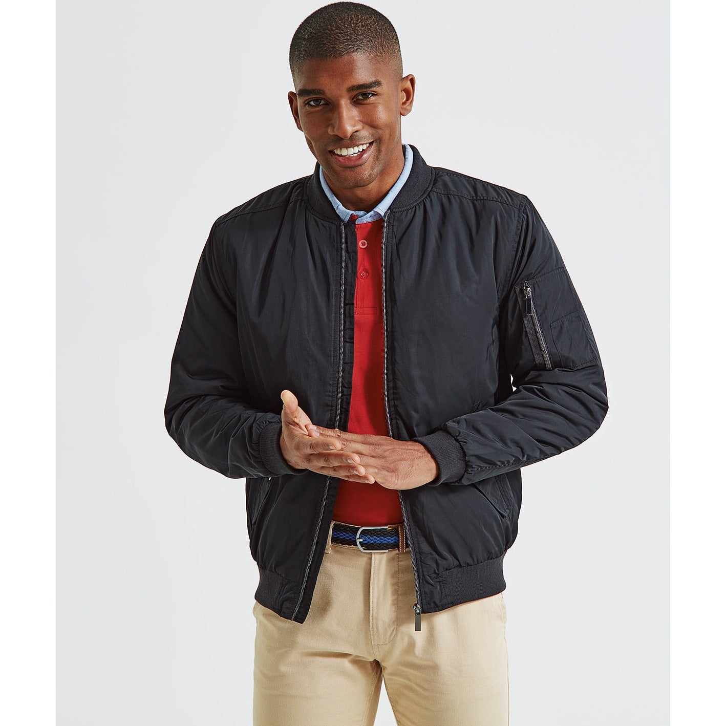 Asquith & Fox Men's Padded Bomber