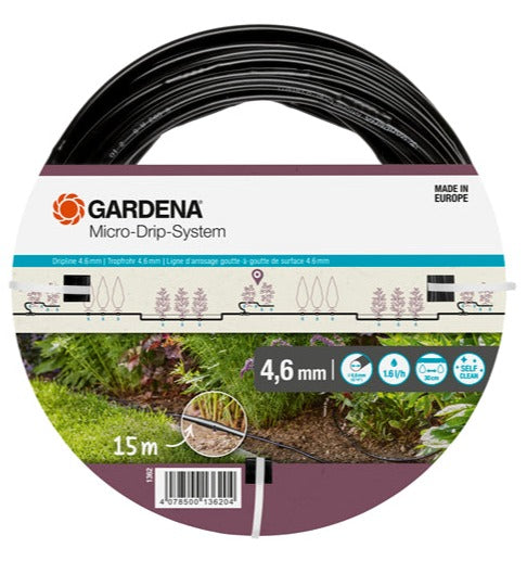 Gardena Extension Irrigation for Rows of plants protruding above the ground 4.6mm (3/16")