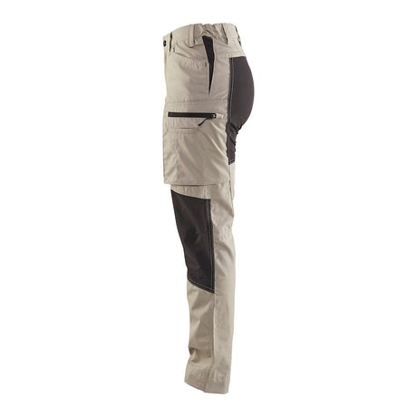 Blaklader Women's Service Trousers Stretch 71591845 #colour_stone-black
