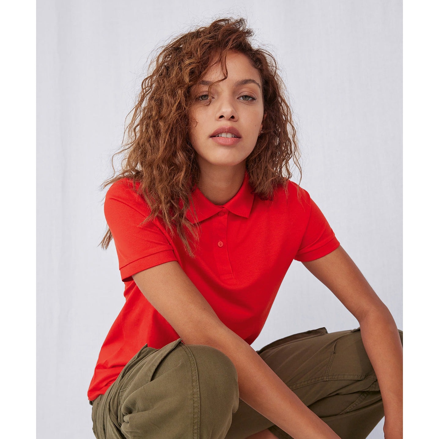 B&C Collection My Eco Polo 65/35 Women - Red
