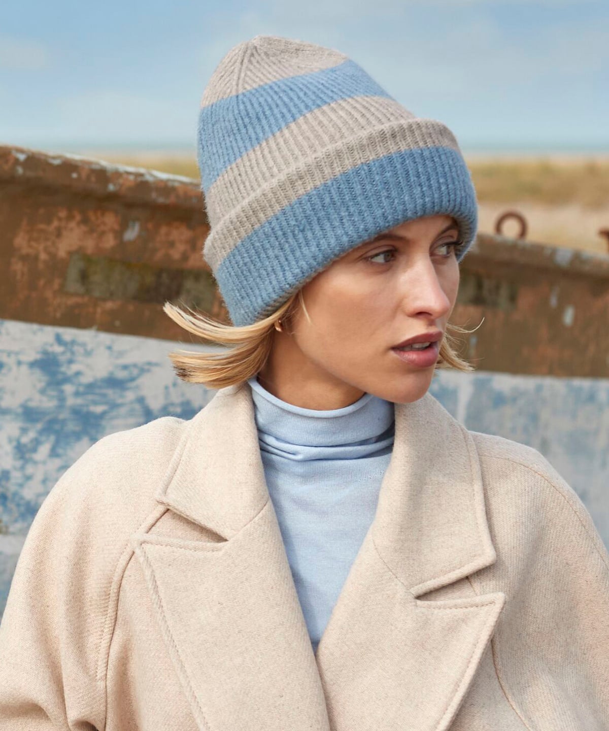 Beechfield B391R Colour Block Beanie