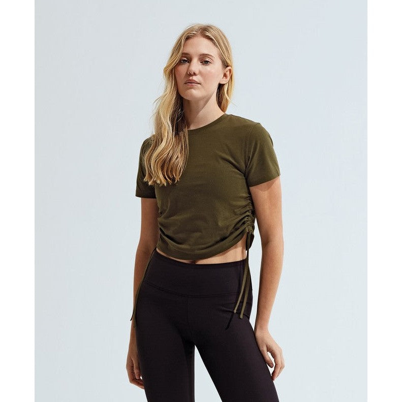 Women's TriDri® Ruched Crop Top