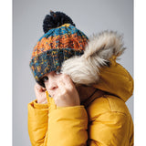 Beechfield Junior Corkscrew Pom Pom Beanie