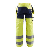 Blaklader Hi-Vis Trousers with Stretch 1552 - Hi-Vis Yellow/Navy Blue