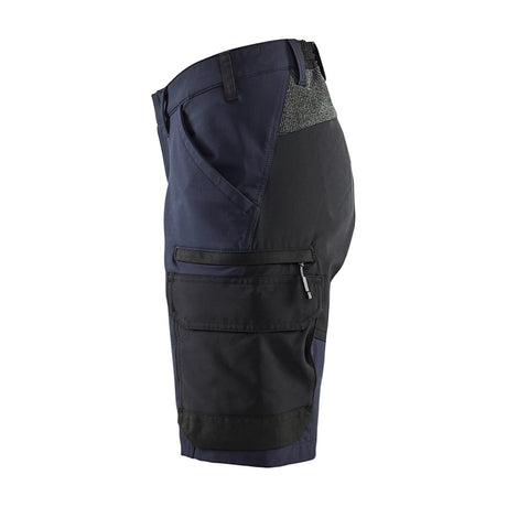 Blaklader Service Shorts 4-Way Stretch Women 7123 #colour_dark-navy-black