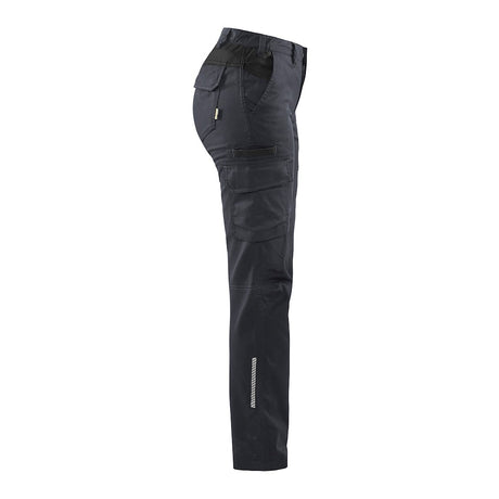 Blaklader Women's Industry Trousers Stretch 7144 #colour_mid-grey-black