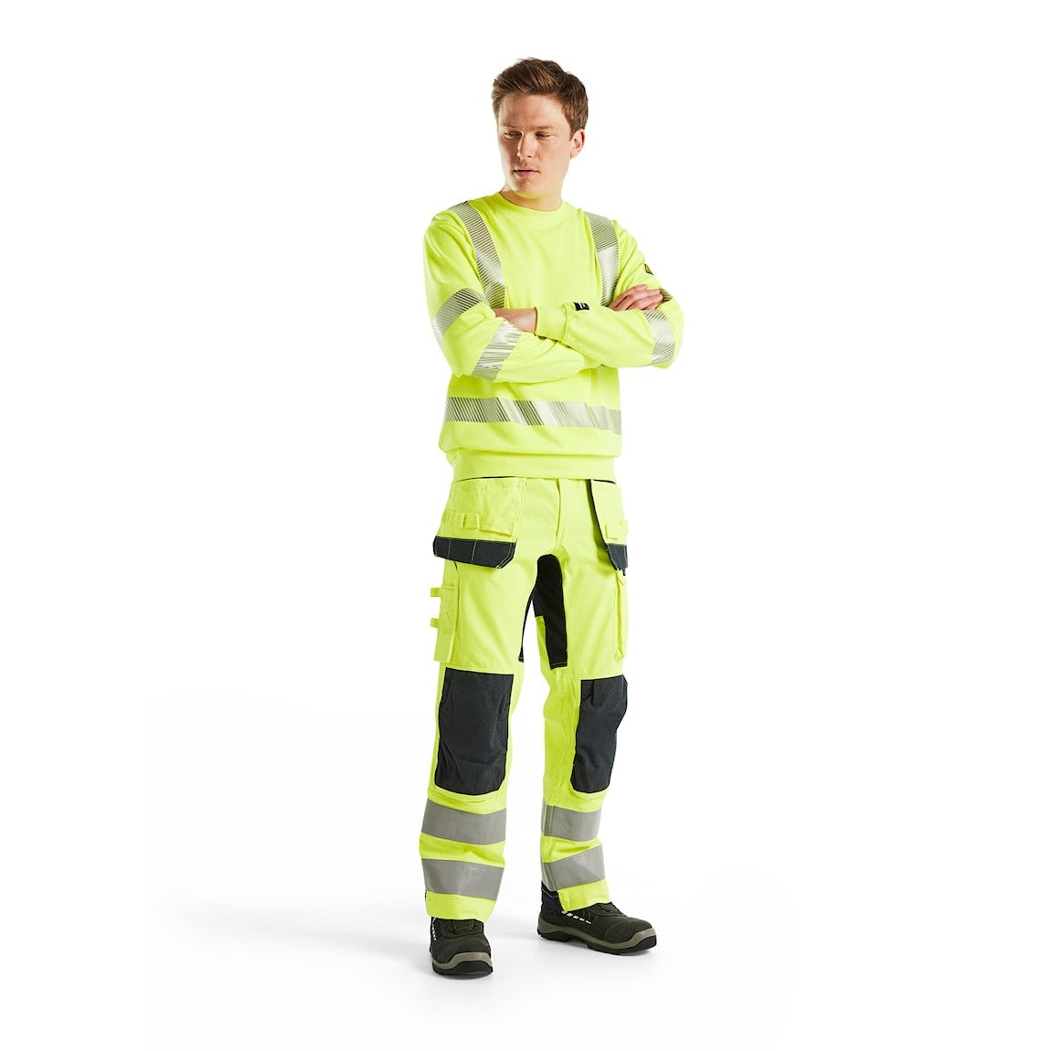 Blaklader Multinorm Sweatshirt 3087 #colour_hi-vis-yellow