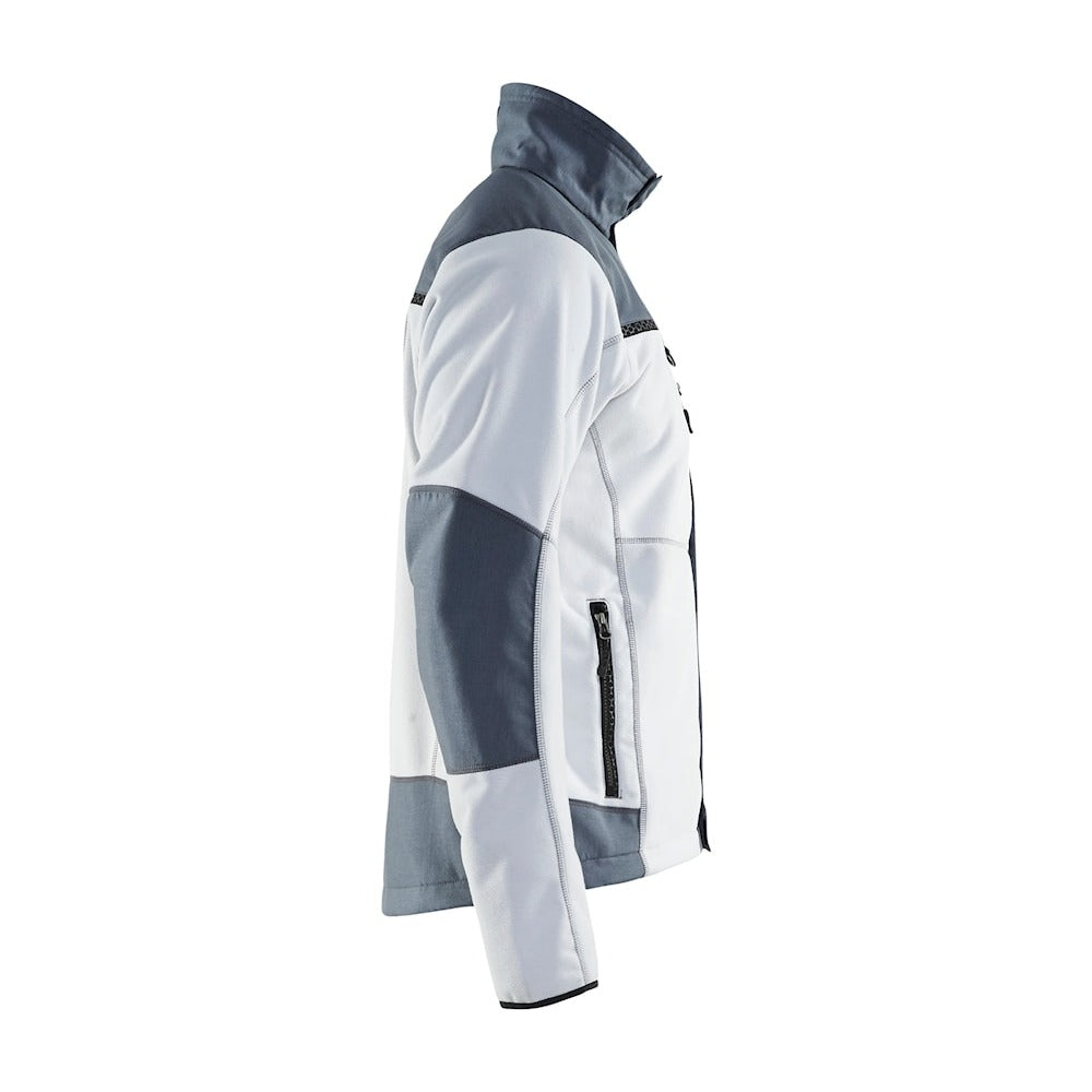 Blaklader Windproof Fleece Jacket 4955 #colour_white-grey