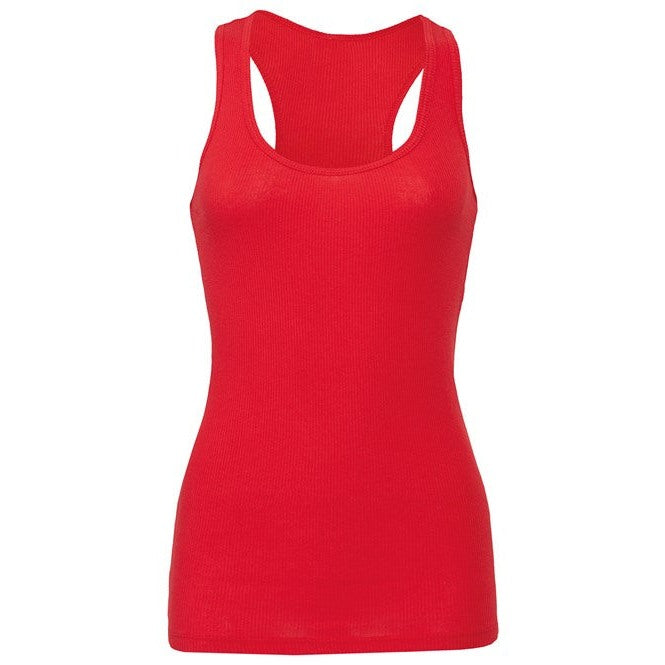 Bella Canvas 2X1 Rib Racerback Longer Length Tank Top