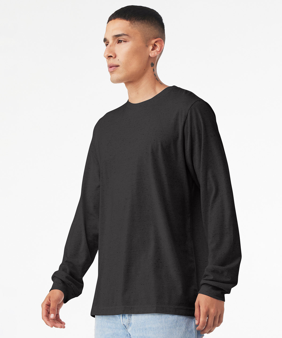 Bella Canvas Unisex Heather Cvc Long Sleeve T-Shirt