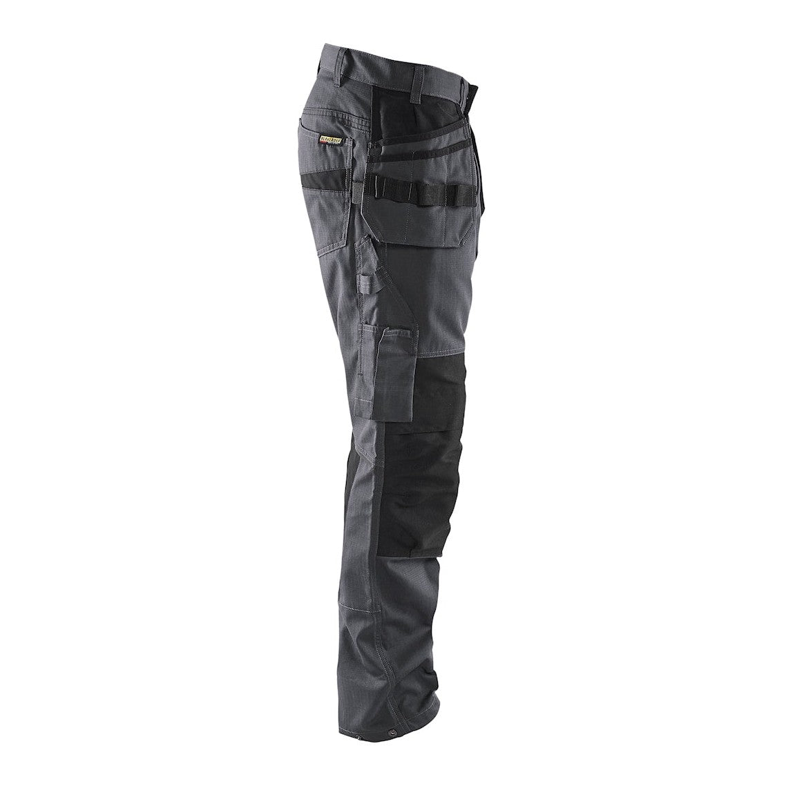 Blaklader Service Trousers with Stretch And Nail Pockets 1496 #colour_mid-grey-black