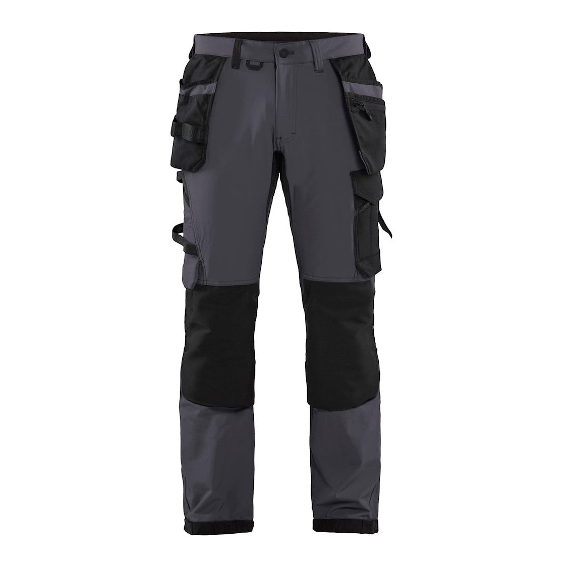 Blaklader Craftsman Trousers 4-Way Stretch 1522 - Mid Grey/Black