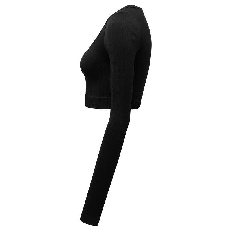 Women's TriDri® Ribbed Seamless '3D Fit' Crop Top