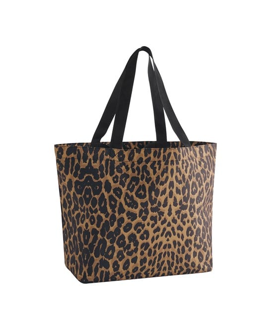 Bagbase BG194 Leopard Print Carryall Tote Bag