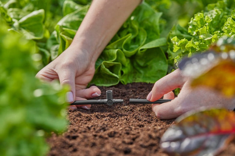 Gardena T-Joint 3/16" with Thread