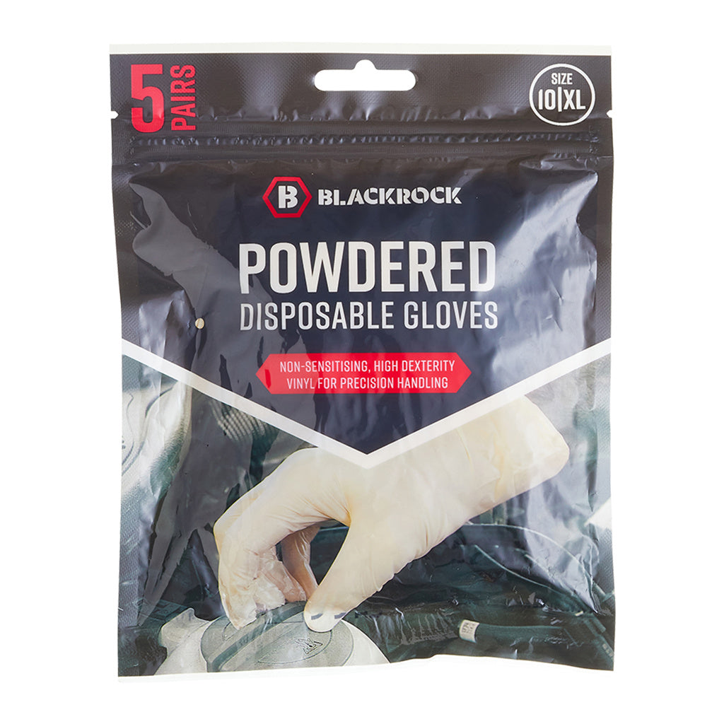 Blackrock Powdered Disposable Gloves Bag 10 pcs