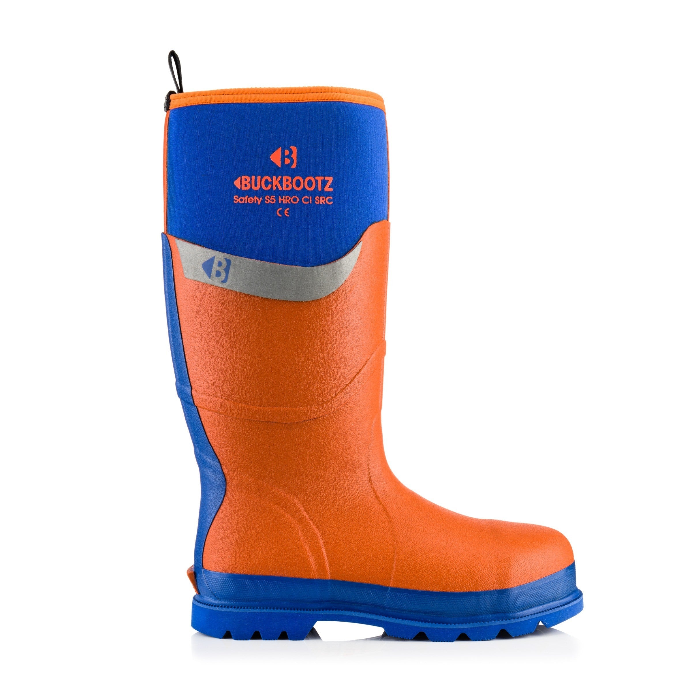 BBZ6000 Safety Wellington Boot - Orange Blue