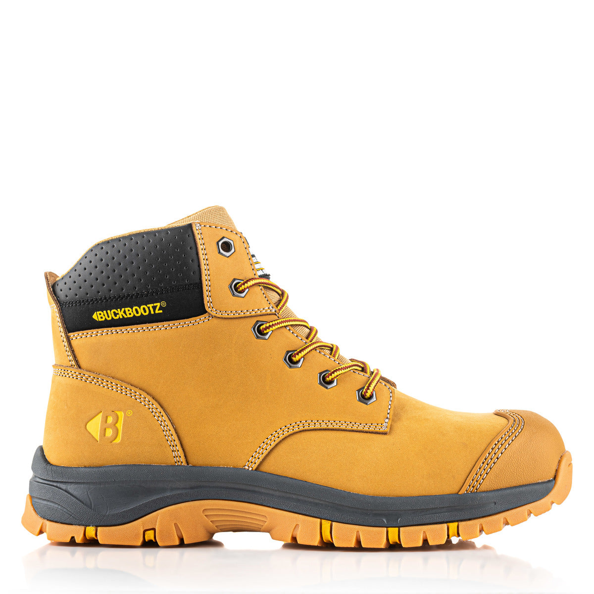 Buckbootz WIZARDZ Leather Safety Lace Boot