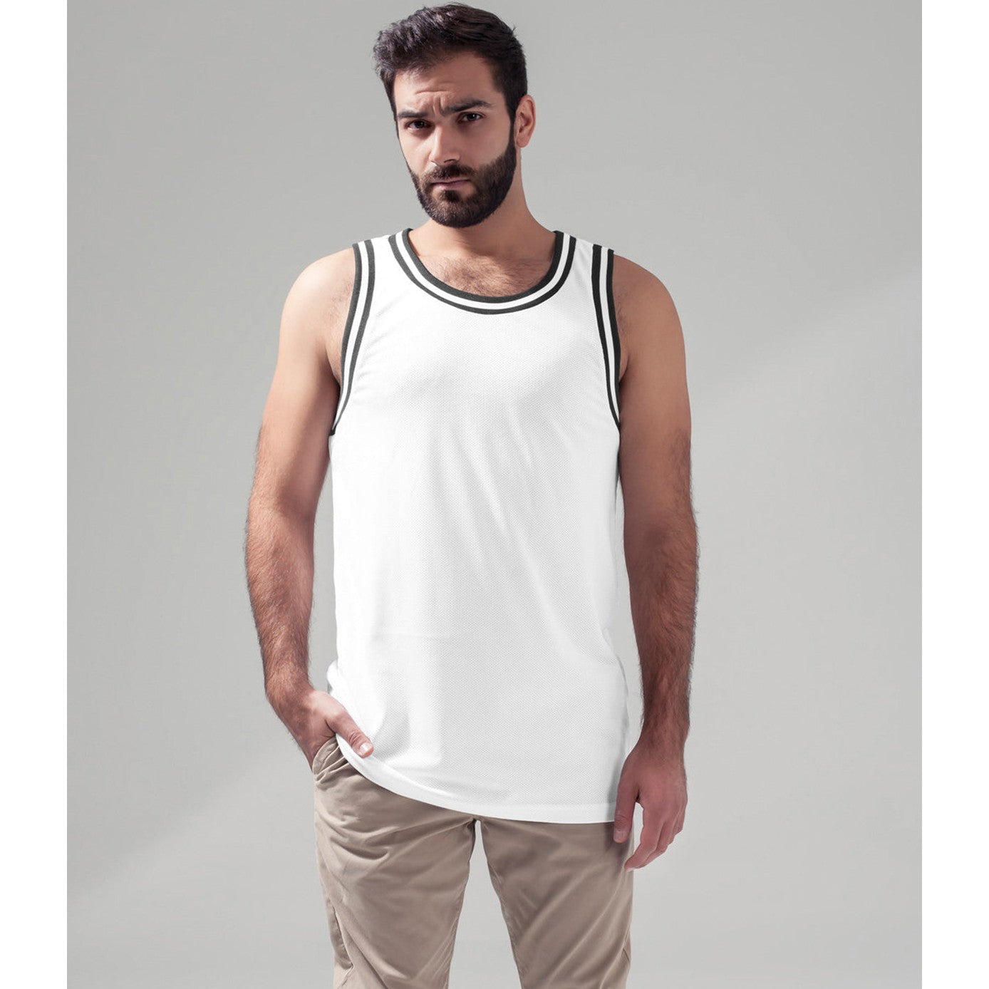 Build Your Brand Mesh Tank Top