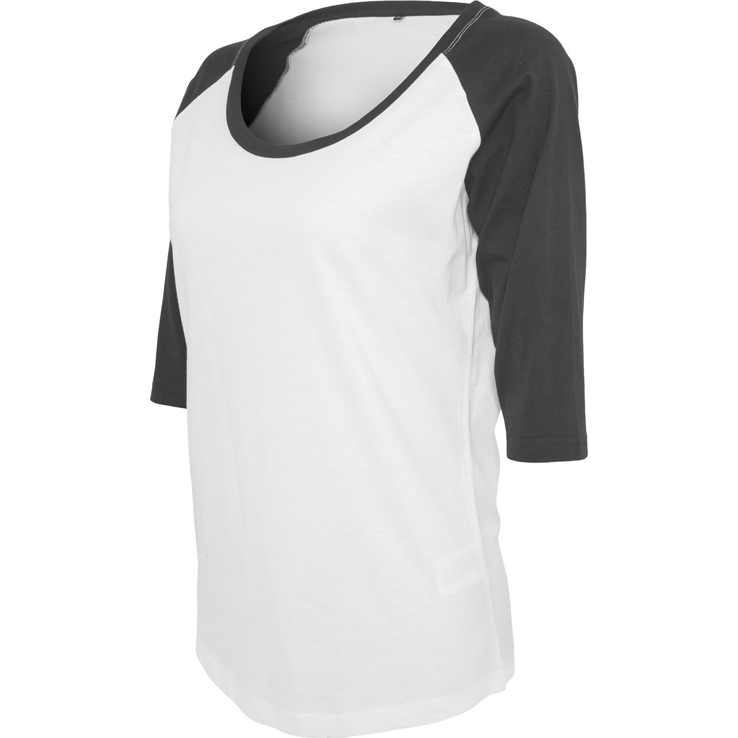 Build Your Brand Women's ¾ Contrast Raglan Tee