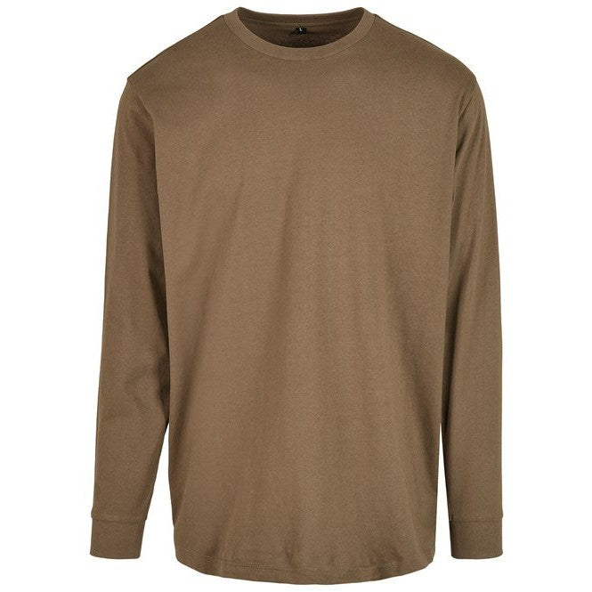 Build Your Brand Long Sleeve With Cuff Rib